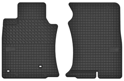 Produktbild von Gummi-Fußmatten Vorne für Toyota Land Cruiser J150 PRADO 2009- – 2-tlg, Schwarz, passgenau – Wielganizator SolidTread