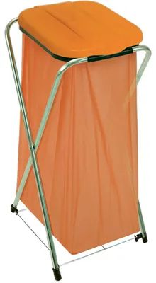 Produktbild von Müllsackständer Abfallsackständer Wertstoffsammler 120 l Edelstahl Orange Grid 1 ARTEX