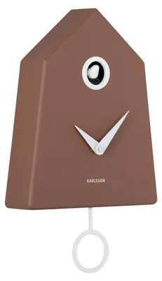 Produktbild von WANDUHR Grafico Cuckoo - Braun - 7,4/21,5/35,5 cm