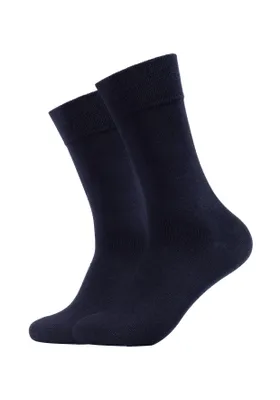 Produktbild von Camano Uni-Socken 2 Paar mit Softbund dunkelblau 39 - 42