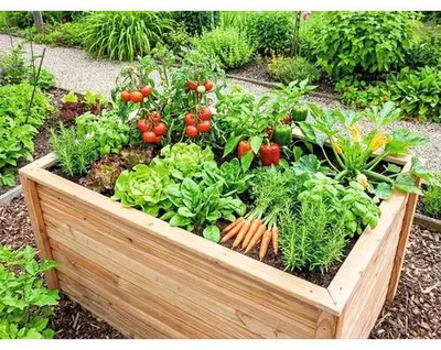 Produktbild von Hochbeet klassisch Dimplex Rhombus Lärche 120 x 80 x 80 cm natur