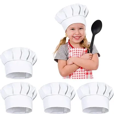 Produktbild von Verstellbare Kochmütze für Kinder – Uni-Kochmütze
