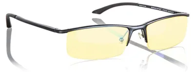 Zdjęcie produktu dla Gunnar Optiks Emissary, Prostokąt, Klasyka, Czarny, Stop aluminiowo-magnezowy, Średnie dopasowanie, Bursztyn