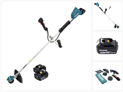 Produktbild von Makita DUR 368 AG Akku Freischneider 36 V ( 2 x 18 V ) Zweihandgriff Brushless + 2x Akku 6,0 Ah - ohne Ladegerät