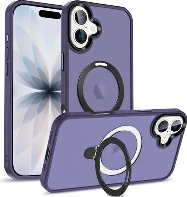 Immagine prodotto di Custodia ibrida per iPhone 17 anello magnetico di copertura per la cover protettiva MagSafe