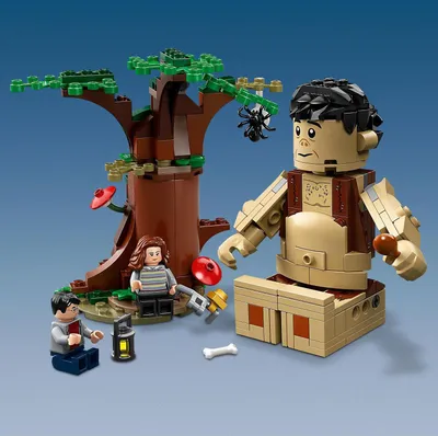 Produktbild von LEGO 75967 Harry Potter Der Verbotene Wald: Begegnung mit Umbridge, Bauset mit dem Riesen Grawp und 2 Zentauren-Figuren