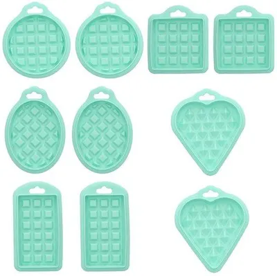 Produktbild von Dailygoody - Silikon Waffelformen - Herzförmige Mini Waffel-Hersteller