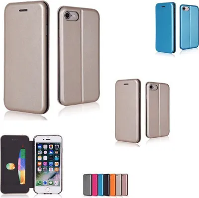 Produktbild von starfix Flip Case für Samsung Galaxy A8 (2018) mit Kartenfach rosegold