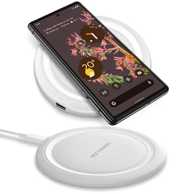 Produktbild von QI Wireless Ladegerät für Google Pixel 10 9a 9 8 7 Pro XL / Fold Ladestation 15W