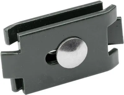 Produktbild von 25 Stück Eckverbinder -gross- Gittermattenverbinder für Doppelstabmattenzaun RAL7016 anthrazit