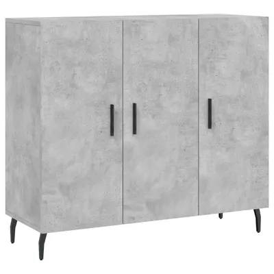 Immagine prodotto di Credenza Grigio Cemento 90x34x80 cm in Legno Multistrato