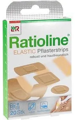 Produktbild von RATIOLINE elastic Pflasterstrips in 4 Größen