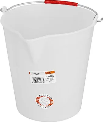 Image de Seau ICS P5109, 9 lit., 26x26 cm, blanc, avec bec verseur