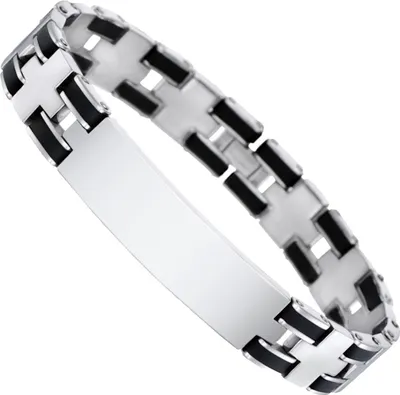 Produktbild von Lotus Style Armband Edelstahl Kautschuk LS1177-2/4 schwarz Herren JLS1177-2-4