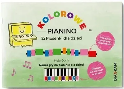 Immagine prodotto di Kolorowe Pianino 2. Piosenki dla dzieci - Maja Dusik