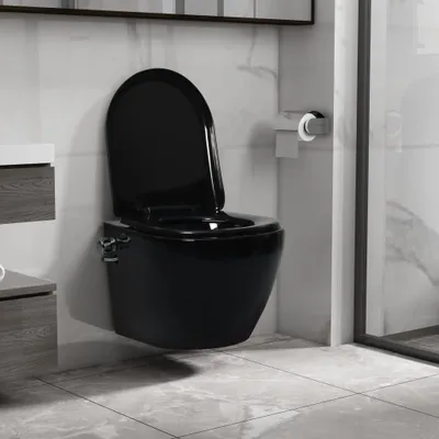 Immagine prodotto di Vidaxl hängende Toilettengrenze mit Bidet -Funktion Keramik schwarz