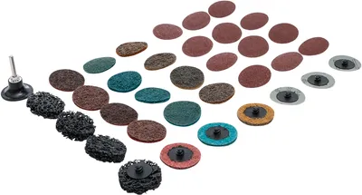 Immagine prodotto di BGS Set di dischi abrasivi / dischi abrasivi Ø 50 mm 35 pezzi - 6649