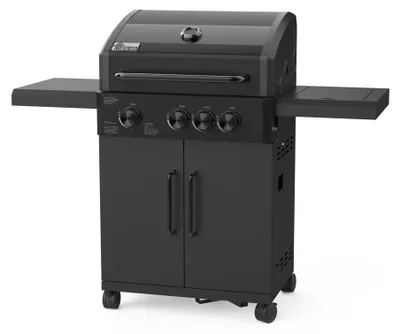 Produktbild von Gasgrill Minnesota 3, Seitenkocher, schwarz