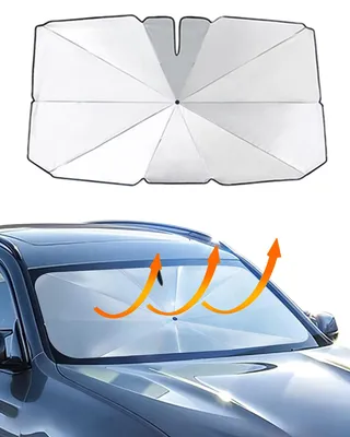 Productafbeelding van Autozonwering 130x70 cm, reflecterend, UV-bescherming, voor voorruit