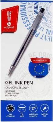 Immagine prodotto di Penna gel 0,7 mm nero (12 pezzi) MemoBe