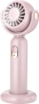Produktbild von Mini Ventilator USB Handventilator Wiederaufladbarer Akku Faltbarer tragbarer Ventilator klein Leise 3 Einstellbarer Geschwindigkeit für Outdoor Zuhause Büro Reisen