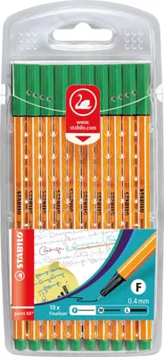 Produktbild von Fineliner - STABILO point 88 - 10er Pack - grün