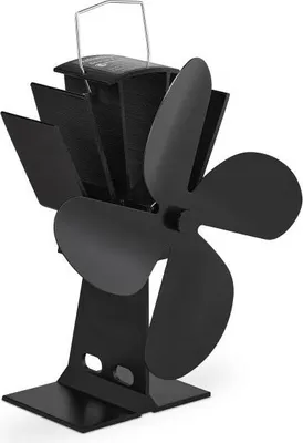 Obrázek produktu pro Černý ventilátor na kamna bez elektřiny