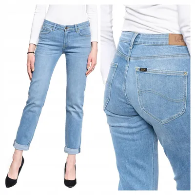 Produktbild von Lee | Damenjeans Marion Straight Denim Stretch Straight Fit klassisch W28 L33
