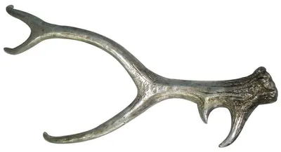 Produktbild von Geweih Tischdeko Hirschgeweih silber 63x27x9cm aus Polyresin Hirsch