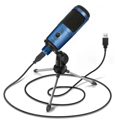 Produktbild von EIVOTOR Professionelles Kondensator Mikrofon – USB Mikrofon für Podcast, Streaming, Gaming, YouTube & Home-Office