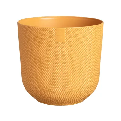 Produktbild von elho® Übertopf Jazz Ambergelb rund Ø 16 cm - Kunststoff