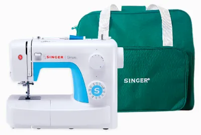 Image de Machine à coudre SINGER - SIMPLE 3221 ARTESANE + SAC DE TRANSPORT VERT