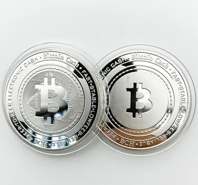 Produktbild von Bitcoin Cash Münze - Silber/Typ2 als Geschenk KP13438