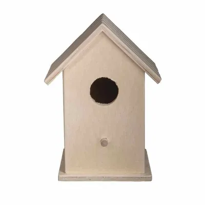 Zdjęcie produktu dla Drewniana klatka dla ptaków 17 x 12,5 x 10 cm