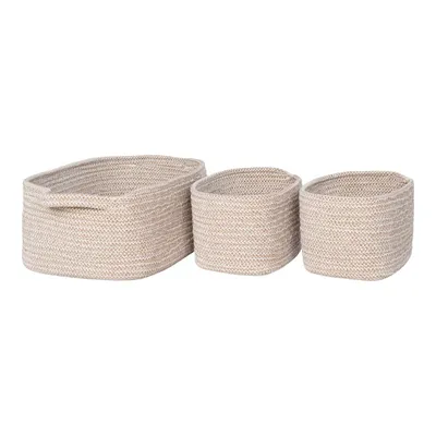 Immagine prodotto di Set di 3 cestini Teixo beige.