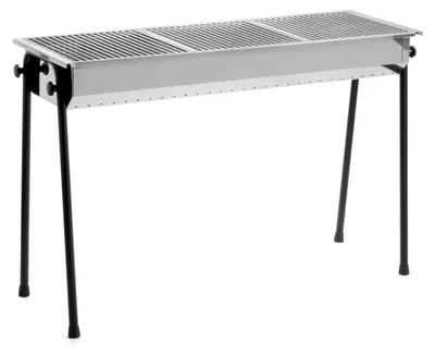 Produktbild von HENDI Holzkohlengrill Resto Edelstahl      1130x380x760 mm