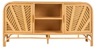 Produktbild von Miliboo - Rattan-Sideboard mit 2 Türen GALON