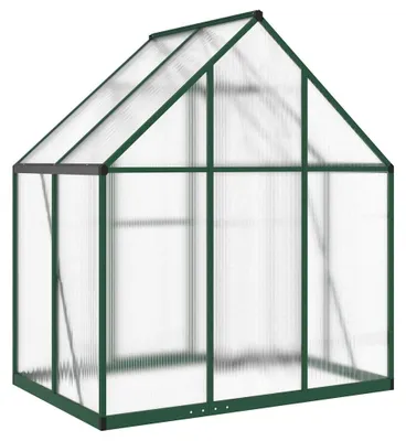 Obrázek produktu pro vidaXL Skleník se základovým rámem zelený 169x114x195 cm hliník