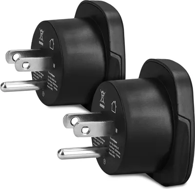 Produktbild von kwmobile 2x Reiseadapter USA Typ-B - Reise Adapter zu Typ B Steckdose in z.B. Amerika Kanada Thailand - Stromadapter Urlaub