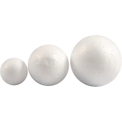 Produktbild von Creotime-Bal-Crea com por 20-30-40mm 12 Stück Weiß | Blasen Sie ein 12 Stück