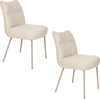 Produktbild von Housecraft Living Jacques Esszimmerstuhl Beige - 2 er Set