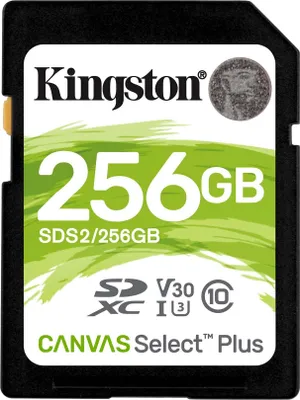 Obrázek produktu pro Kingston 256GB SDXC Canvas Plus UHS-I SDXC 256 GB Paměťová karta