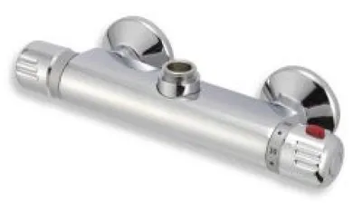 Immagine prodotto di Novaservis Aquamat - Miscelatore termostatico per doccia, con uscita superiore, cromo 2661/1,0