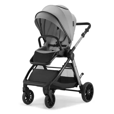 Produktbild von Buggy Kinderkraft VESTO 2 mit wendbarem Sitz bis 22 kg, Falten mit Sitz, Federung, Räder 8/11", Zubehör, Grau
