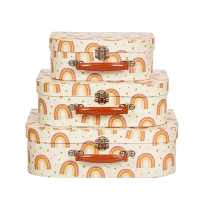 Produktbild von Sass & Belle Earth Rainbow-Koffer - Set von 3