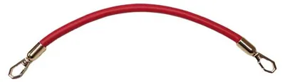 Image de Poignées en cuir avec mousqueton - Lot de 2, 40 cm - Poignées de remplacement pour sacs à main et sacs bandoulière - Rouge