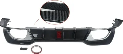 Produktbild von Heckstoßstangen-Diffusor, Sportversion, Einfache Installation, Kohlefaser-Look