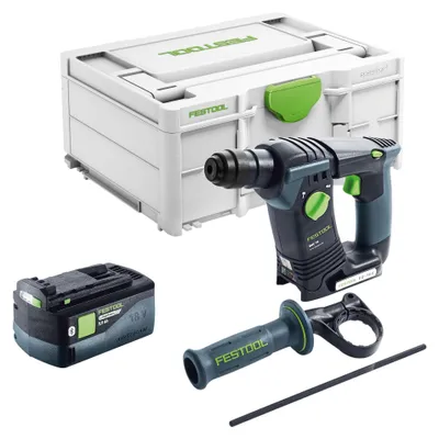 Produktbild von Festool BHC 18-Basic Akku Bohrhammer 18 V 1,8 J SDS Plus Brushless + 1x Akku 5,0 Ah + Systainer - ohne Ladegerät