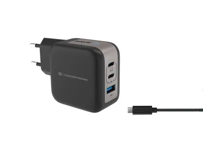 Produktbild von Conceptronic ALTHEA17B 3-Port 67W GaN USB PD Charger