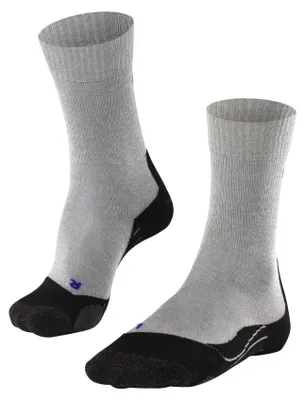 Produktbild von FALKE Herren Tk2 Explore Cool, Lyocell Funktionsmaterial, Antiblasen, Grau Light Grey, 44-45 EU
